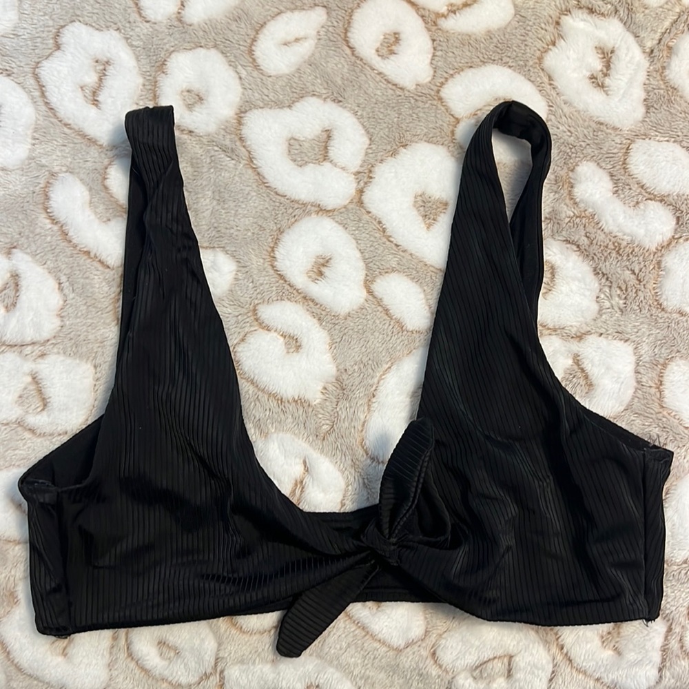 Black bathing suit top